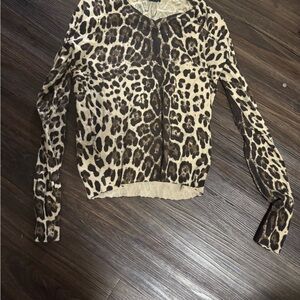 Buffalo David Bitton Leopard Print Sweater